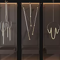 Stylish Modern Chandeliers With Three Unique Illuminated Shapes For Interior Design
