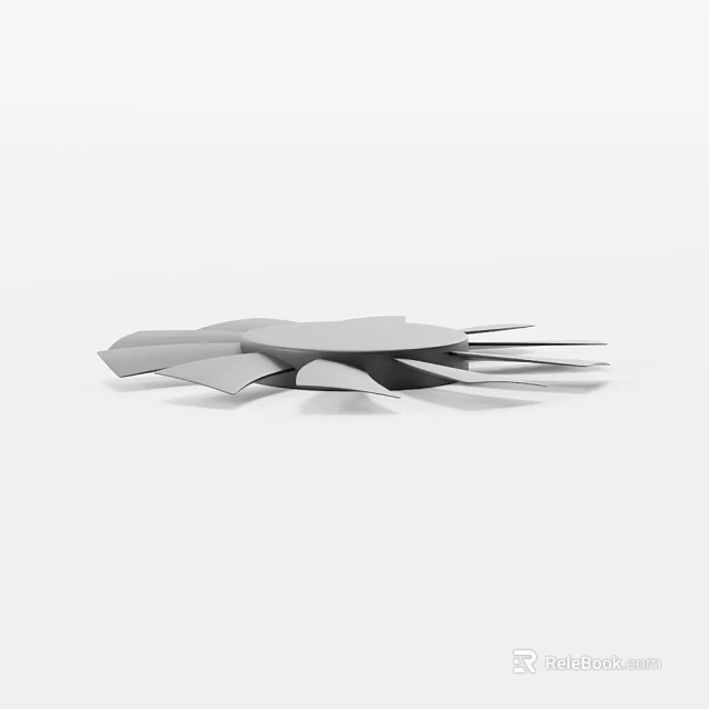 Sleek Modern Laptop Featuring Innovative Design And Unique Contemporary Structure For Portable Use 3d model 