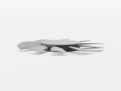 Sleek Modern Laptop Featuring Innovative Design And Unique Contemporary Structure For Portable Use 3d model