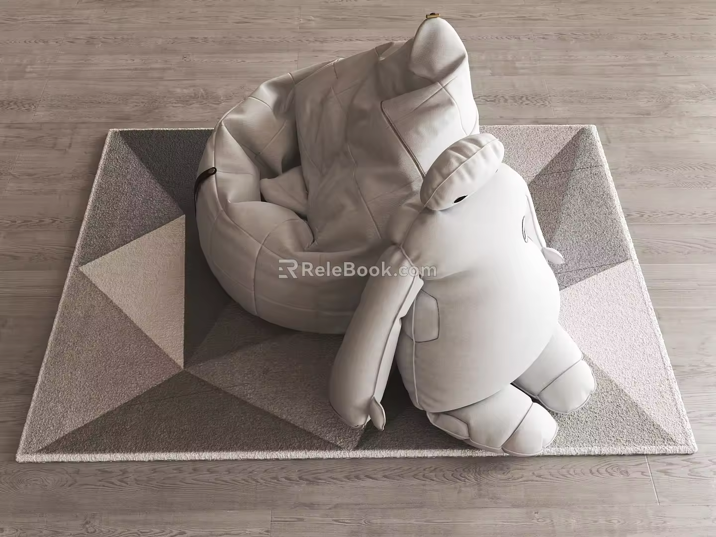 Modern Lazy Sofa Toys 3d model