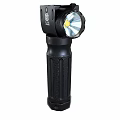 Black Flashlight With Textured Grip LED Light Head And Durable Body Design 3d model