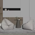 Modern Lazy Sofa 3d model