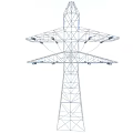 Industrial High Voltage Power Transmission Towers With Steel Structure Lines