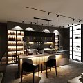 Elegant Luxury Kitchen Showroom With Modern Interior And High End Cabinet Displays