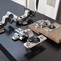 High Quality Stainless Steel Hinges And Wooden Parts For Furniture Hardware