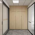 Modern Hospital Outpatient Clinic With Marble Reception Large Windows And Conference Table