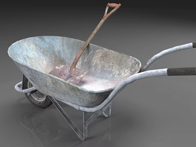 Trolley spade 3d model Trolley spade 3d model