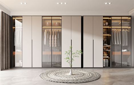 Modern wardrobe 3d model