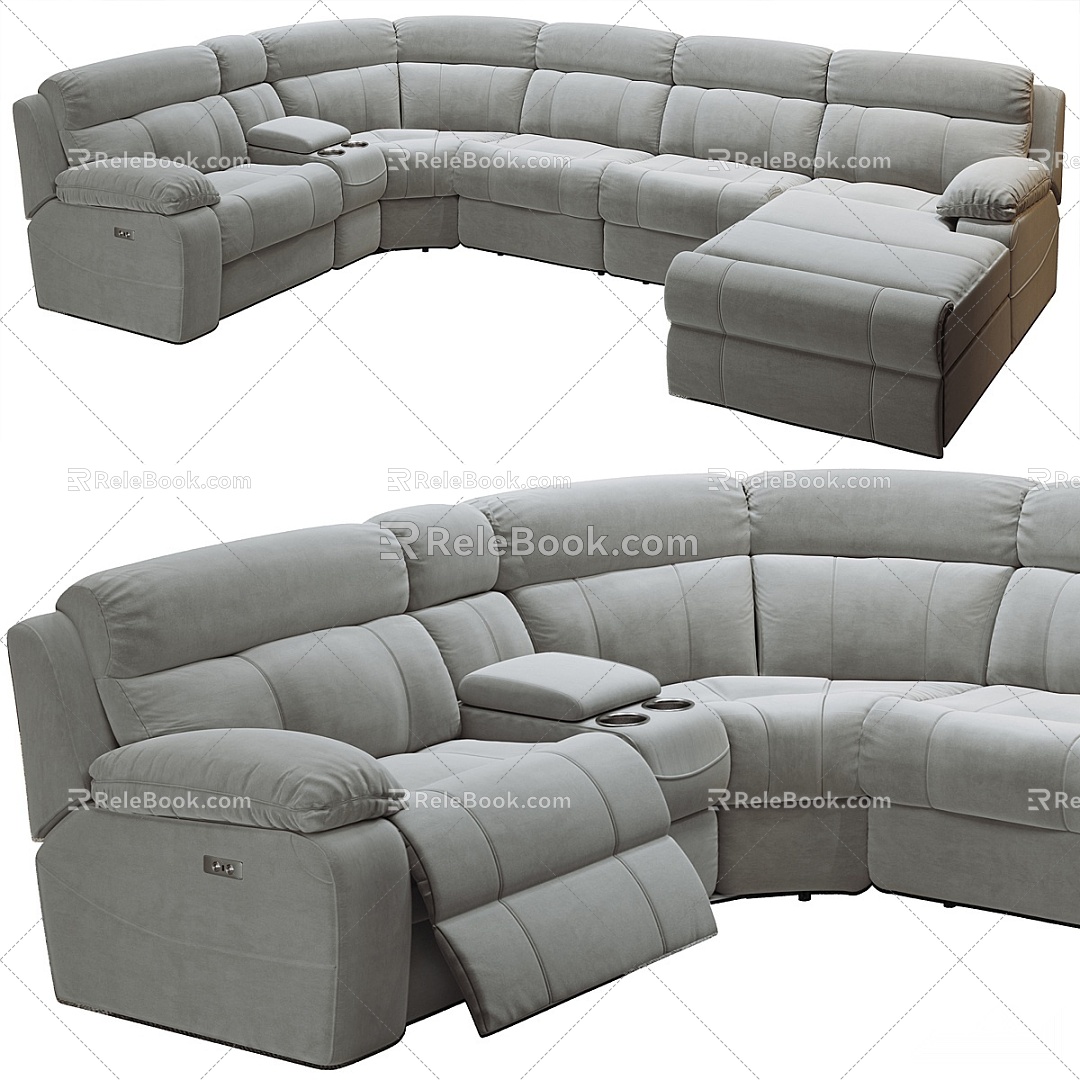 Modern Multiplayer Sofa 3d model