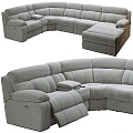 Modern Multiplayer Sofa 3d model