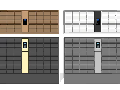 Modern Mailbox Letterbox 3d model