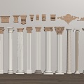 European-style Column Column Roman Column Stone Column Stigma 3d model