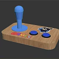 Modern Gamepad Wireless Gamepad Game Console Accessories Handle 3d model