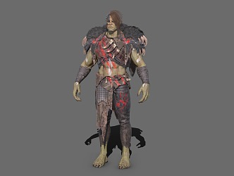 Orc Warrior Soldier Tribe Orc Tribe 3d model