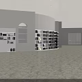 Spacious Locker Room Interior With Neatly Arranged Lockers And Long Wooden Tables
