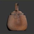Traditional Copper Teapot With Handle Spout And Lid For Home Kitchen Use