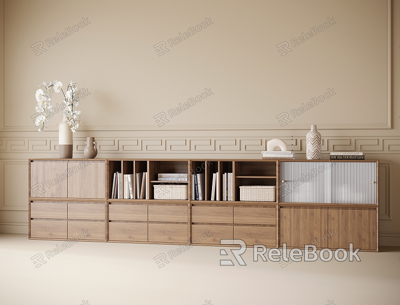 Modern TV Cabinet Side Cabinet model