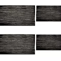 Modern Light Filtering Gray Wooden Blinds With Slatted Design For Home Windows