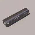 Premium Texture Rectangular Daily Use Box With Transparent Black Design And 12 Count