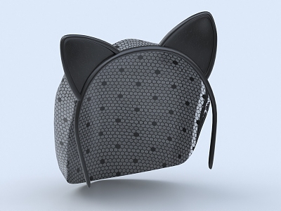 Headwear hat hairpin headgear 3d model