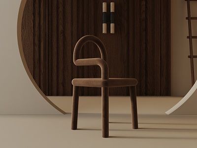 Modern Dining Chair 3d model