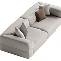 Modern Multiplayer Sofa 3d model