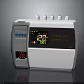 Medical Monitoring Device With White Black Design Top Control Knobs And Digital Display Screen