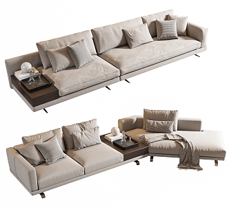 Modern Multiplayer Sofa Multiplayer Sofa Combination 3d model