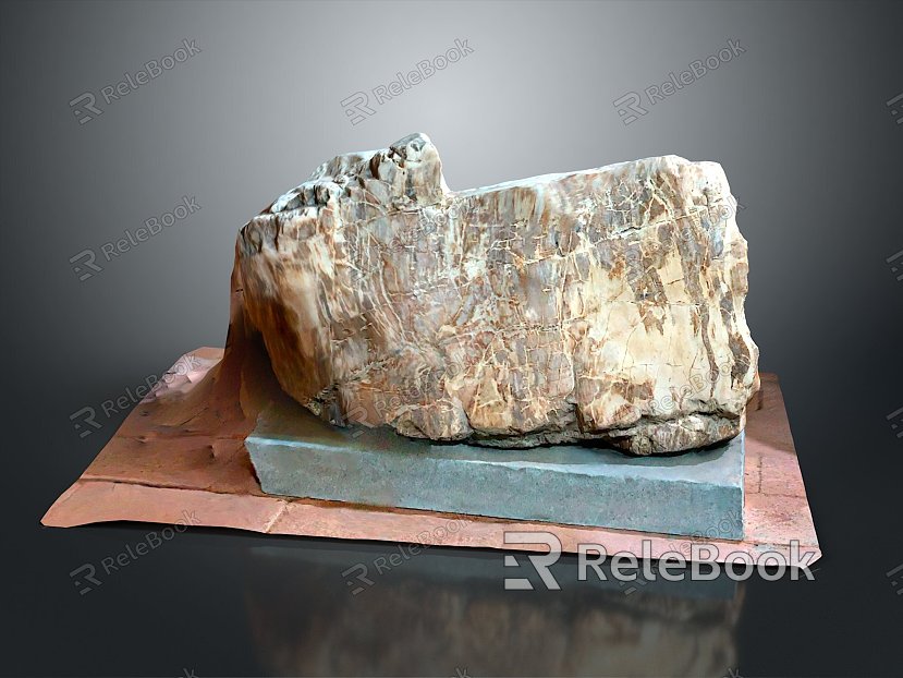 Rock Rock Block Rock Block Rock Specimen Boulder Big Stone Block Rock Stratum Rock Stratum Rock Stratum Rock model