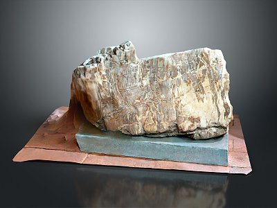 Rock Block Rock Block Rock Specimen Boulder Big Stone Block Rock Stratum Rock Stratum Rock Stratum Rock model