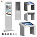 Intelligent Self Service Kiosks With Various Designs Standalone And Desktop Touchscreen Display Models