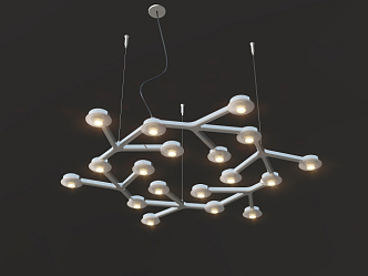 Alien chandelier 3d model