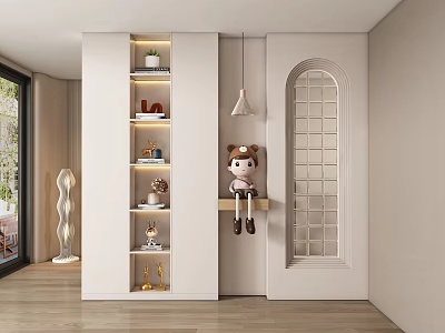 Entrance aisle partition 3d model