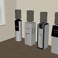 Modern drinking water machine direct drinking machine 3d model