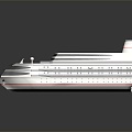 Modern cruise ship giant cruise ship 3d model