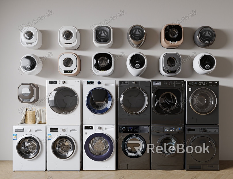 Modern washing machine washing machine combination model