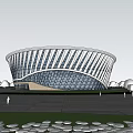 modern gymnasium 3d model