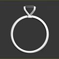 Elegant Silver Ring With Inlaid Black Gemstone Polished Band And Shiny Setting