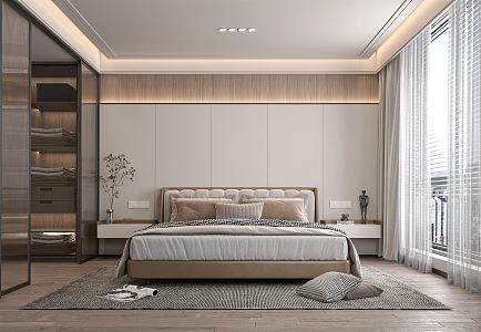 Modern Bedroom 3d model