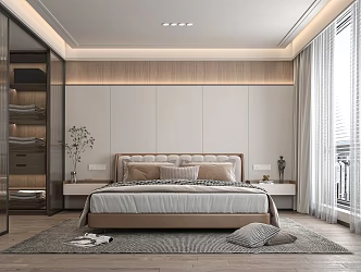 Modern Bedroom 3d model