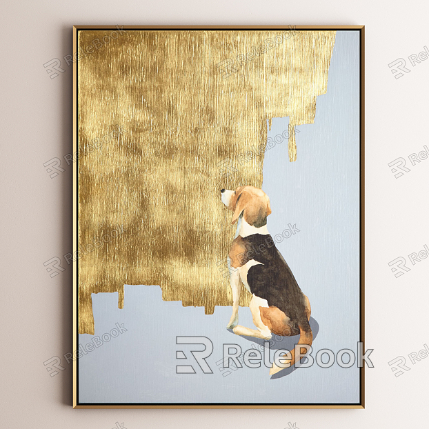 Modern Animal Painting Hanging Painting model