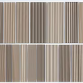 Various Wooden Wall Panels With Vertical Stripes In Neutral Color Tones