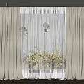 Modern Curtains 3d model