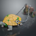 Turtle Cartoon Turtle Snapping Turtle Chickbill Turtle Reptile Cold Blooded Animal Reptile Class 3d model