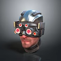Sci-Fi Helmet Alien Helmet High Tech Helmet Game Helmet 3d model