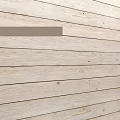 Light Colored Wooden Plank Wall With Natural Texture And Horizontal Design 3d model