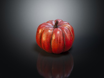 Modern Pumpkin Cartoon Pumpkin 3d model