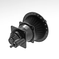 Precision Heavy Duty Industrial Equipment Mechanical Transmission Component With Flange Structure
