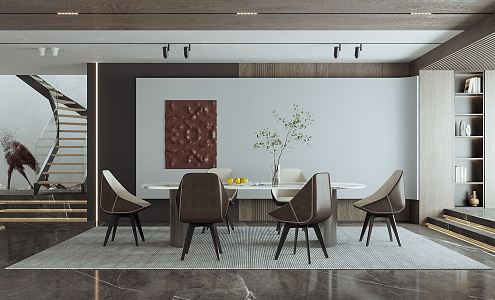 Modern Restaurant 3d model