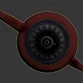 Elegant Red Teapot With Silver Lid And Carved Patterns On Dark Background
